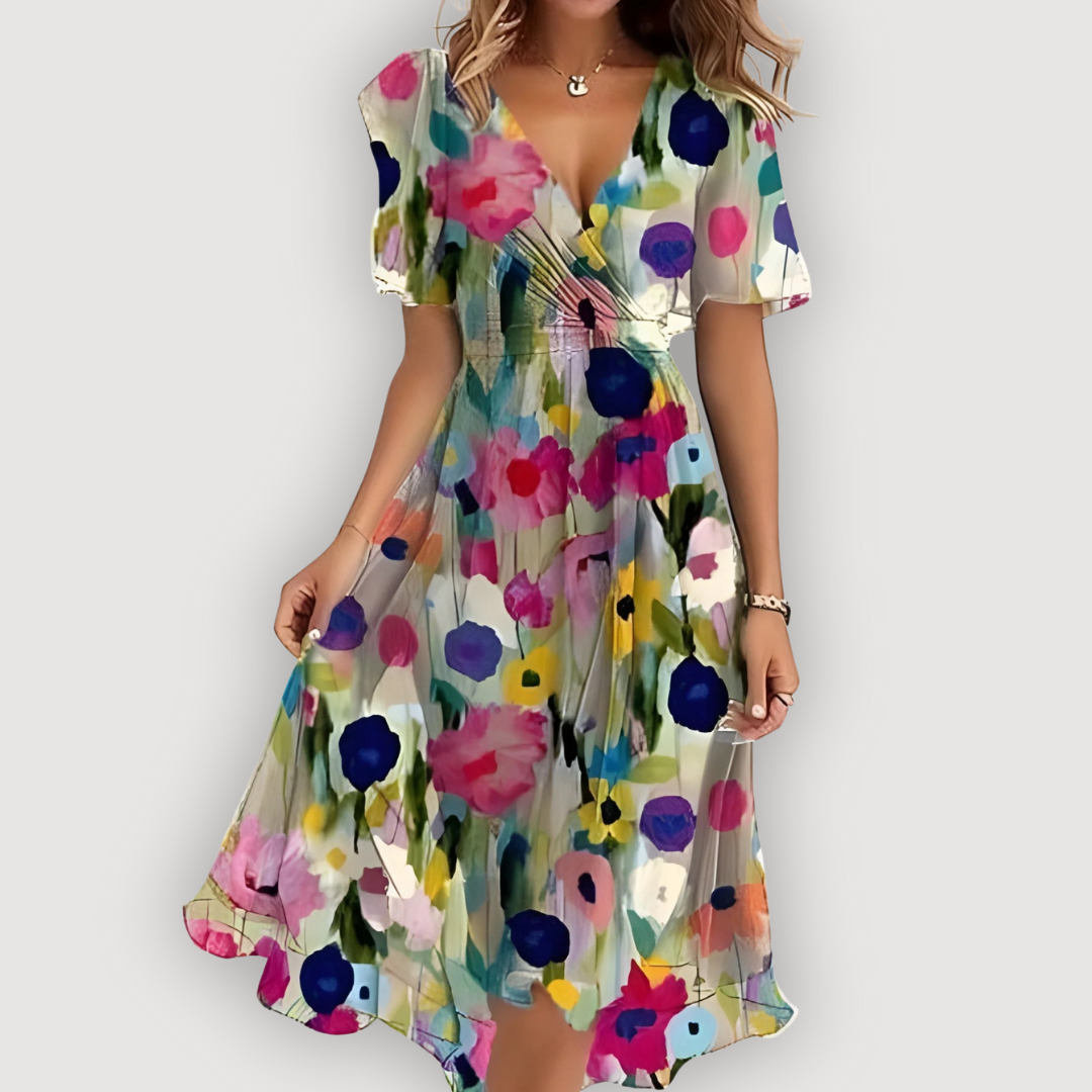 ISLA – FLORAL MIDI DRESS