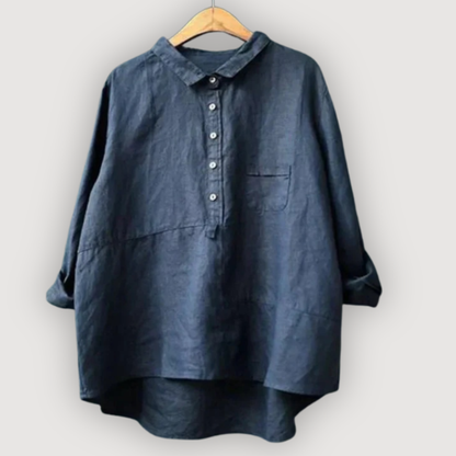 OLIVIA – RELAXED LINEN BLOUSE