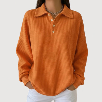 EMIE – COSY POLO TOP