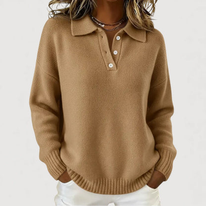 ISABEL – COSY COLLARED KNIT