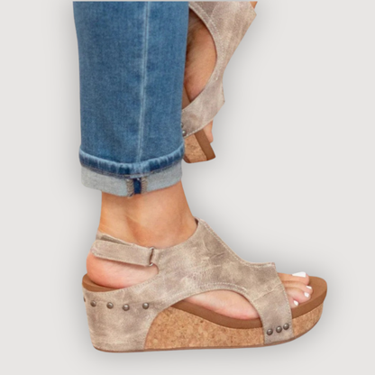 ANNE – COMFY WEDGE SANDALS