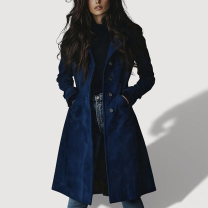 CARMEN – SUEDE TRENCH COAT