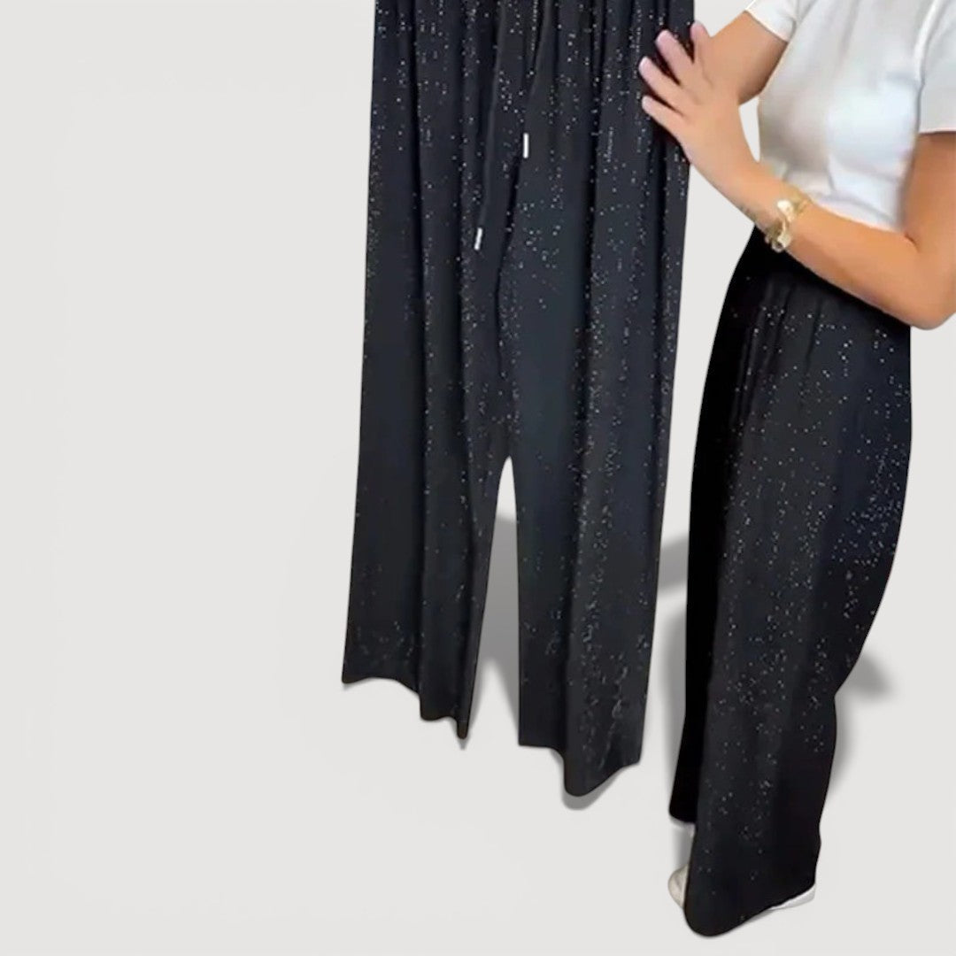 JUVIA – SHIMMER WIDE TROUSERS