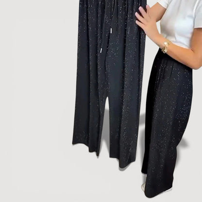 JUVIA – SHIMMER WIDE TROUSERS