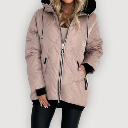 MAURA – QUILTED HOODED JACKET