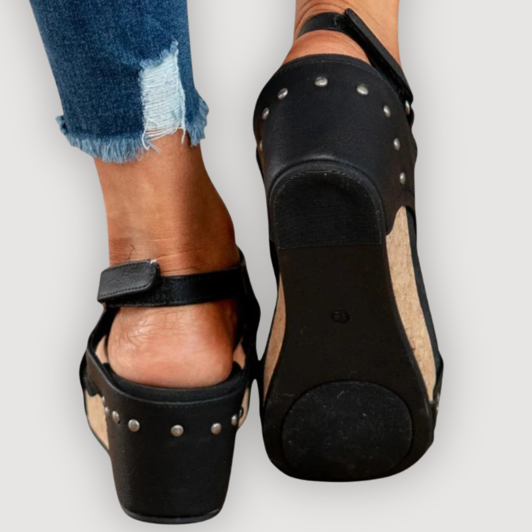 ANNE – COMFY WEDGE SANDALS