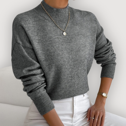 ELARA – CLASSIC MOCK NECK JUMPER
